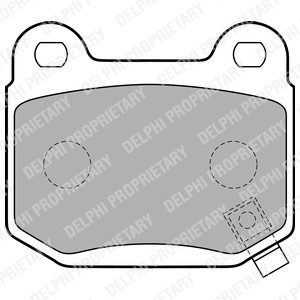 Bromsbeläggsats, Bakaxel, MITSUBISHI,NISSAN,SUBARU, 26696-FE000, 26696-FE001, 26696-FE080, 26696-FE081, 26696-FG000, 4406012U87, 44060-1