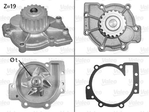 Vattenpump, FORD,RENAULT,VOLVO, 1388504, 271647.0, 2716470, 271985.4, 2719854, 271986.2, 2719862, 272457, 272474, 272476, 272476.3, 2724