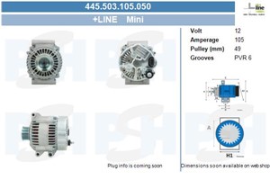 Generator, MINI MINI, MINI Cabriolet, 12317509342, 12317515029, 7509342, 7515029, 751502902, YLE102400
