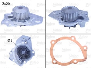Vattenpump, CITROËN,PEUGEOT,TALBOT, 120139, 1201-39, 120163, 1201-63, 95655207, 95656566