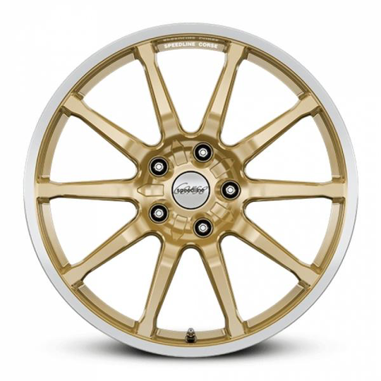 Ronal Sc1 Motorismo Racing Gold Rim Lip Cut 10/20 5/112 ET55 B66.6