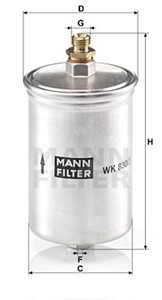 Bränslefilter, ALFA ROMEO,ALPINA,AUSTIN,BMW,CITROËN,DAIMLER,FIAT,JAGUAR,LANCIA,LAND ROVER,MG,MORGAN,NISSAN,PEUGEOT,RENAULT,ROVER,TVR, 11