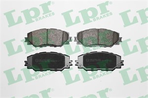 Bromsbeläggsats, Framaxel, LEXUS HS, SUBARU TREZIA, TOYOTA AURIS, COROLLA Sedan, RAV 4 III, URBAN CRUISER, VERSO S, 0446502220, 04465125
