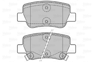 Bromsbeläggsats, Bakaxel, TOYOTA AVENSIS Kombi, AVENSIS Sedan, 04466-05040, 04466-05041, 04466-YZZE5, 446605040, 446605041, 4466YZZE5