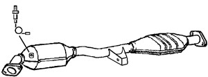 Katalysator, SUBARU FORESTER, IMPREZA Kombi, IMPREZA Sedan, OUTBACK, 44139AE130, 44139AE131, 44139FA171