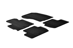 Gummimatta, kupé, Fram och bak, MITSUBISHI OUTLANDER II, OUTLANDER III