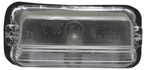 Belysning, registreringsskylt, Tvåsidig, CITROËN,DS,OPEL,PEUGEOT,TOYOTA, 634099, 6340A3, 6340E8, 6340F9, SU001A3445, SU001-A3445