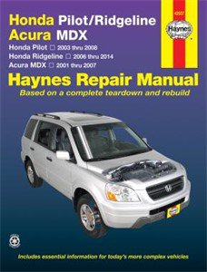 Haynes Reparationshandbok, Honda Pilot/Acura MDX, Universal