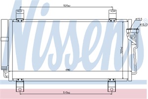 Kondensor, klimatanläggning, MAZDA 6 Hatchback, 6 Kombi, 6 Sedan, GS1D-61-480 C, GS1D61480D, GSYD-61-48ZA, GSYD6148ZB, GSYD-61-48ZC, GSY