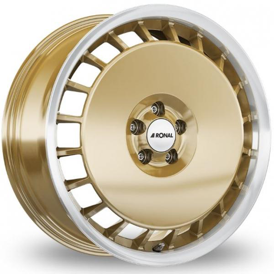 Ronal R50a Gold Polish 7,5/16 4/100 ET38 B68