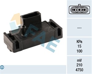 Sensor, insugstryck, ALFA ROMEO,CHEVROLET,CITROËN,DAEWOO,FIAT,FORD,HYUNDAI,JEEP,KIA,LANCIA,MERCEDES-BENZ,OPEL,PEUGEOT,RENAULT,VOLVO, 023
