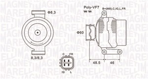 Generator, HONDA ACCORD VII, ACCORD Tourer VII, CIVIC Hatchback VIII, CR-V III, 31100RAAA01, 31100RAAA02, 31100RAAA040, 31100RAAA05, 311