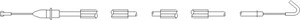 Dörrhandtagskontroll, Höger bak, Vänster bak, SKODA OCTAVIA I, OCTAVIA Combi I, 1U4 839 099, 1U4 839 099A, 1U4 839 099B, 1U4 839 099C