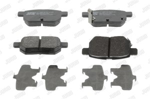 Bromsbeläggsats, Bakaxel, LEXUS CT, TOYOTA COROLLA Sedan, MATRIX, PRIUS, 0446602190, 0446602191, 0446647020, 0446647030, 0446647060, 044