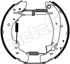 Bromsbackar, sats, Bakaxel, CITROËN,FIAT,PEUGEOT, 4241.2W, 4241.3W, 4241.4V, 4241.7R, 4242.37