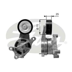 Spännrulle, flerspårsrem, AUDI,SEAT,SKODA,VW, 06F903315