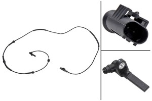 ABS-givare, Sensor, hjulvarvtal, framaxel höger, ALFA ROMEO 147, 156, 156 Sportwagon, GT, 46823094