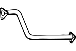 Avgasrör, Fram, VOLVO 740, 740 Kombi, 760, 760 Kombi, 940, 940 II, 940 Kombi, 940 Kombi II, 3514044