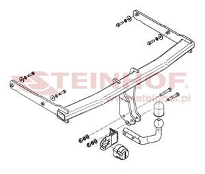 Dragkrok, Standard, AUDI A6 C7, A7 Sportback