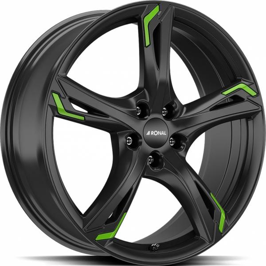 Ronal R62 Green Jet Black 7,5/18 5/108 ET40 B76