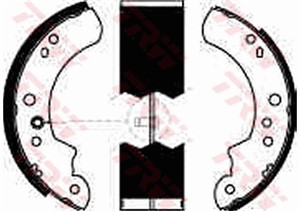Bromsbackar, sats, Bakaxel, FORD P 100 II, TRANSIT Buss, TRANSIT Flak/chassi, TRANSIT Skåp, 1013623, 1662293, 5026961, 6150094, 6150095,