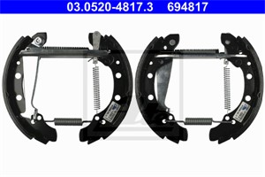 Bromsbackar, sats, Bakaxel, SEAT,SKODA,VW