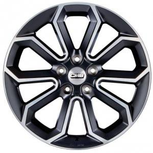 CMS C20 Matt Black Polished 8x18 5/114.3 ET35 B67.1
