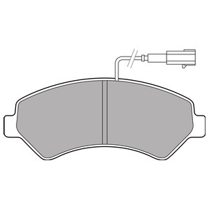 Bromsbeläggsats, Framaxel, CITROËN,FIAT,PEUGEOT, 0006000629129, 0006000629130, 0006000629131, 1612433680, 1612433780, 6001073128, 717700