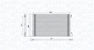 Kondensor, klimatanläggning, CHEVROLET,OPEL,VAUXHALL, 13241737, 13330217, 1850134, 1850377, 1850752, 22851371, 39001265, 39025498