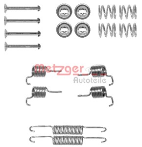 Tillbehörssats, bromsbackar, parkeringsbroms, Bakaxel, TOYOTA COROLLA Verso, VERSO