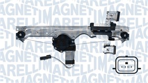 Fönsterhiss, Höger bak, JEEP GRAND CHEROKEE III, 55394228AG