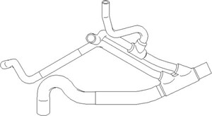 Kylarslang, RENAULT, 7700 829 999, 8200 027 033
