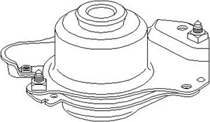 Bussning, manuell växellåda, Vänster, SEAT AROSA, VW LUPO I, POLO, POLO III, 6N0 199 555C, 6N0 199 555H