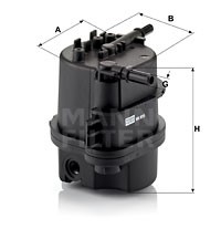 Bränslefilter, CITROËN,FORD,MAZDA,PEUGEOT,TOYOTA, 1677 302, 1901 99, SU001-00892