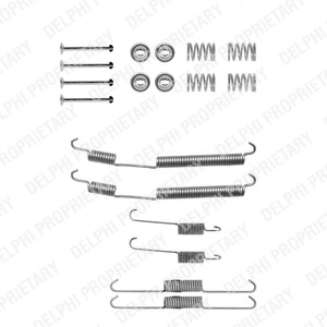 Tillbehörssats, bromsbackar, Bakaxel, CITROËN,FIAT,FORD,PEUGEOT,TOYOTA