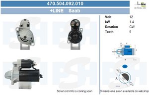 Startmotor, SAAB 9-5, 9-5 Kombi, 93177175, 93184538, M000T86881, M0T86881