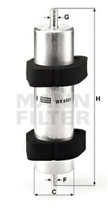 Bränslefilter, AUDI,PORSCHE, 80A 127 399 B, 8K0 127 400 A, 8K0 127 400 C, 8K0 127 400, 8R0 127 400 A, 8T0 127 401 A