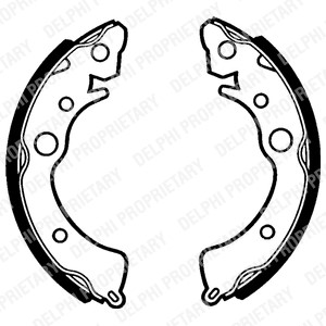 Bromsbackar, sats, Bakaxel, HONDA,ROVER, 43153S04A01, 43153S04A02, 43153-SA2-601, 43153-SB2-003, 43153-SB2-601, 43153-SB2-602, 43153-SB2