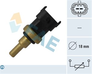 Sensor, kylvätsketemperatur, ALFA ROMEO,CHEVROLET,CITROËN,FIAT,FORD,JEEP,LANCIA,OPEL,PEUGEOT,SUZUKI,VAUXHALL, 1338 G9, 1338.G9, 1338359,