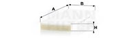 Kupefilter, FORD TRANSIT Buss, TRANSIT Flak/chassi, TRANSIT Skåp, TRANSIT TOURNEO Buss, 1353 267, 1459 009, 4042 703, YC1H 19N619 AB, YC