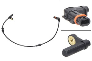 ABS-givare, Sensor, hjulvarvtal, Fram, höger eller vänster, MERCEDES-BENZ C-KLASS [W204], C-KLASS T-Model [S204], 204 540 01 17, 2045400