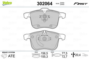 Bromsbeläggsats, Framaxel, CADILLAC,OPEL,SAAB,VAUXHALL, 12802167, 1605079, 1605138, 9268709, 93166941, 93176379, 93188113, 93190340