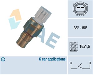Temperaturswitch, kylarfläkt, HYUNDAI ACCENT I, ACCENT Sedan II, LANTRA I, 140 350 45 41 S1, 140 350 45 41, 140 350 49 41 S1, 140 350 49