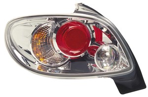 Baklykta, Bak, PEUGEOT 206 CC, 206 Halvkombi, 206 SW, 206 Van