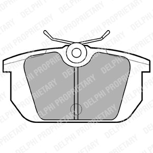 Bromsbeläggsats, ALFA ROMEO,FIAT,LANCIA, 5892593, 5892650, 5892729, 5983950, 60765010, 60765020, 60777601, 60945821, 60950479, 6677601,