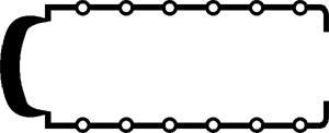 Packning, oljetråg, AUDI,FORD,MAZDA, 1 075 963, 1665138, 1E07-10-431, 1E07-10-431A, 91FF 6710 AA, XS4Q 6710BC