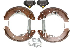 Bromsbackar, sats, Bakaxel, PEUGEOT 405 II, 405 Break II, 42414H, 42417N