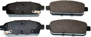 Bromsbeläggsats, Bakaxel, CHEVROLET,OPEL,VAUXHALL, 13 300 867, 13 319 293, 13 319 294, 13 411 380, 13 411 383, 13 417 473, 13 473 427, 1