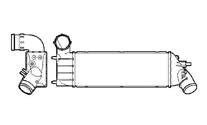 Intercooler, CITROËN C8, C8 Van, FIAT ULYSSE, LANCIA PHEDRA, PEUGEOT 807, 807 Van, 0384G0, 1489396080, 1490942080, 8Z0 611 707 B, 8Z0 61