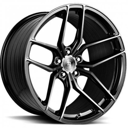 R-Series R8 Gloss Black Tinted Face 9,5/19 5/120 ET42 B72.6